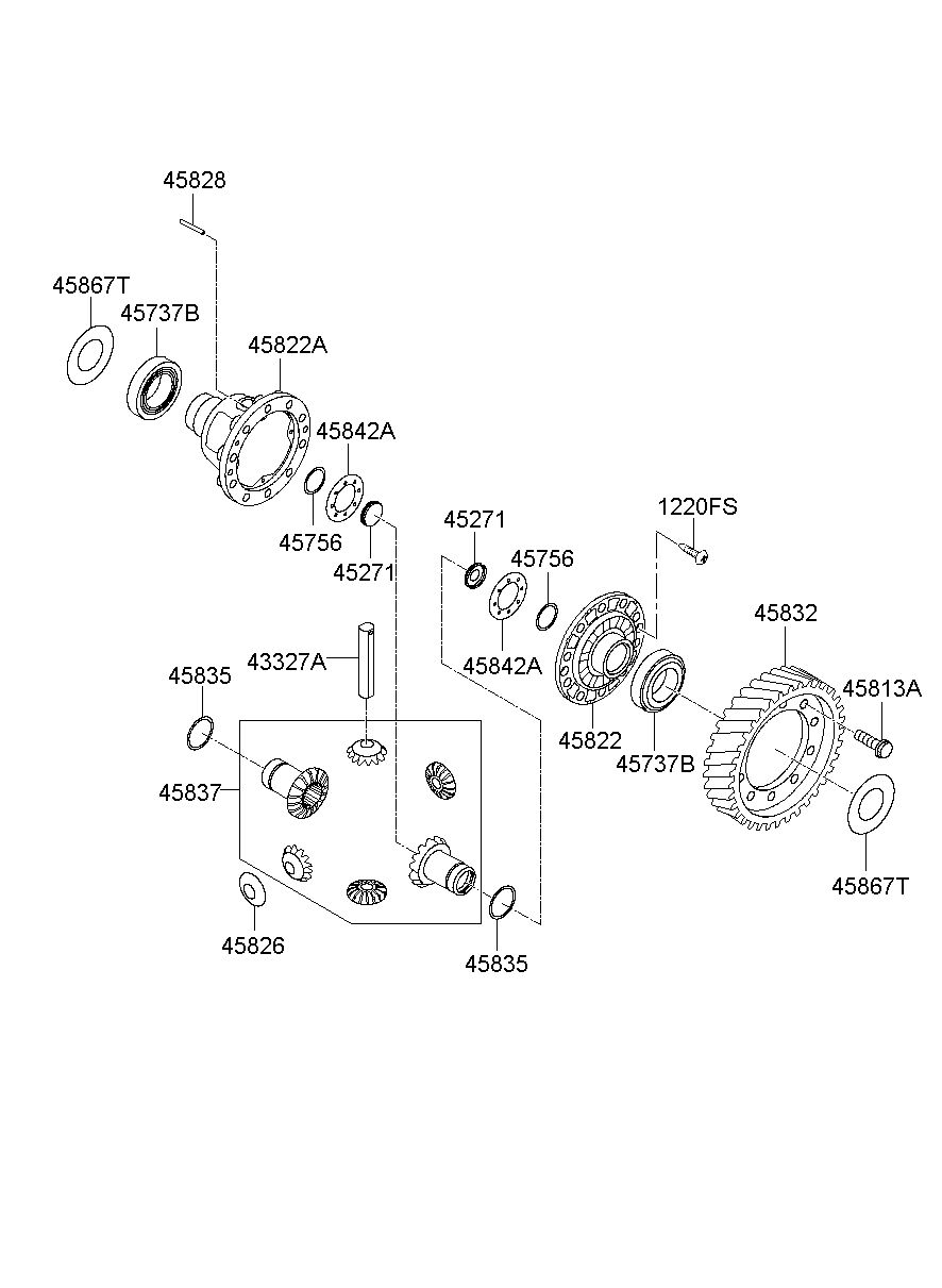45737B