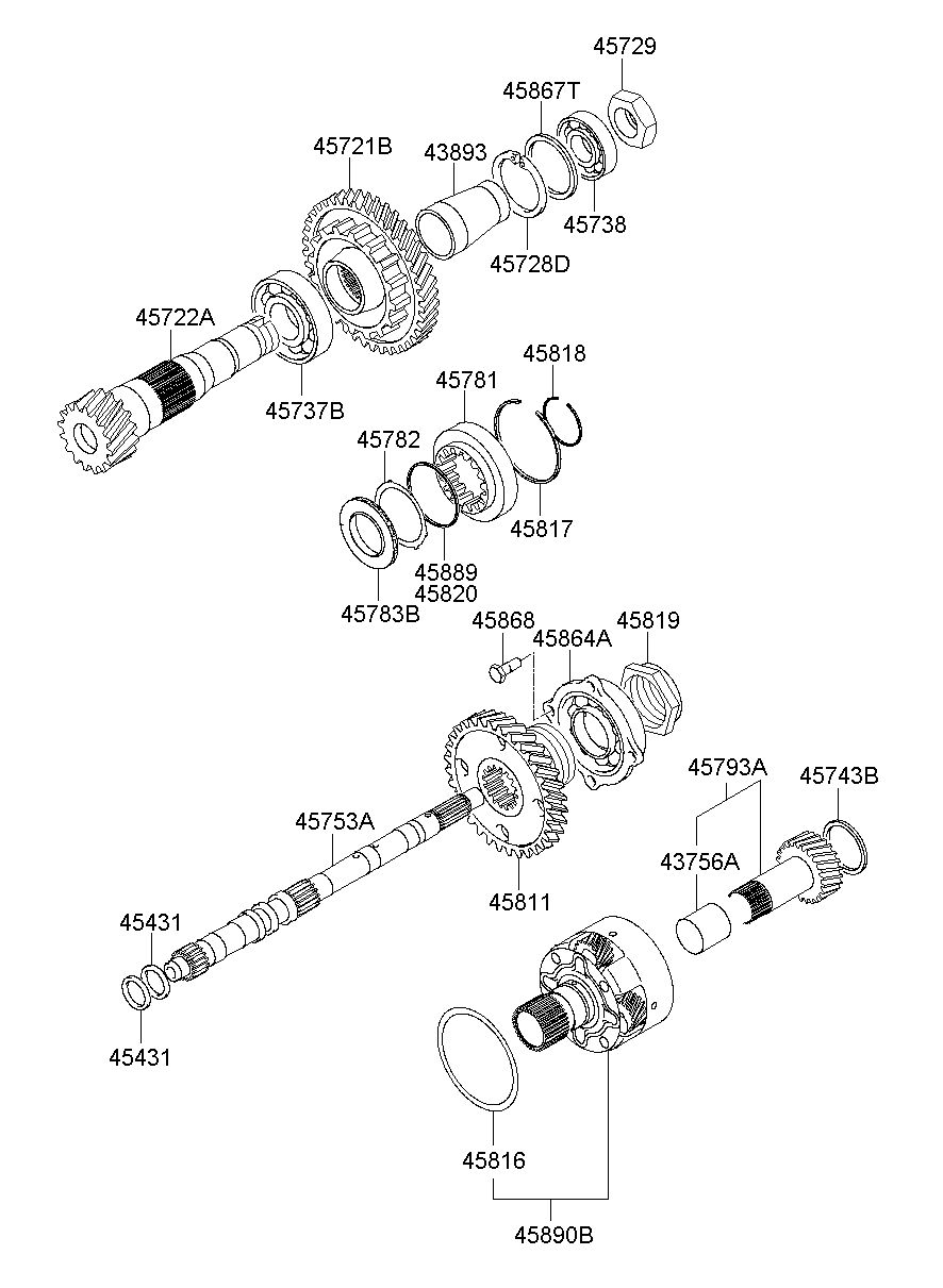 45721B