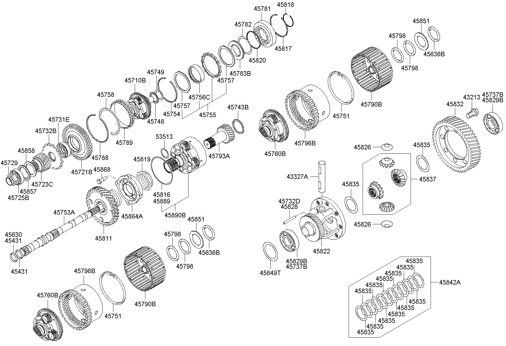 45890B