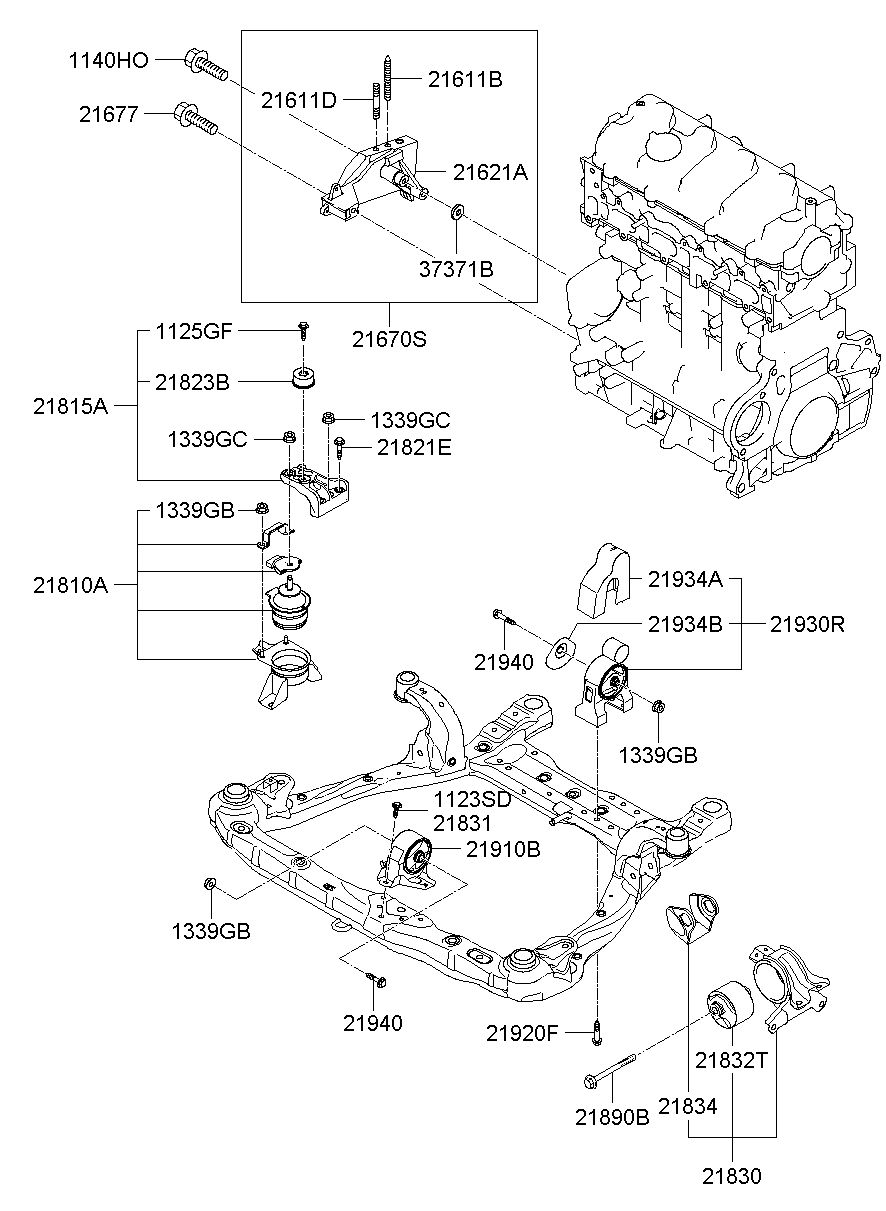 21823B