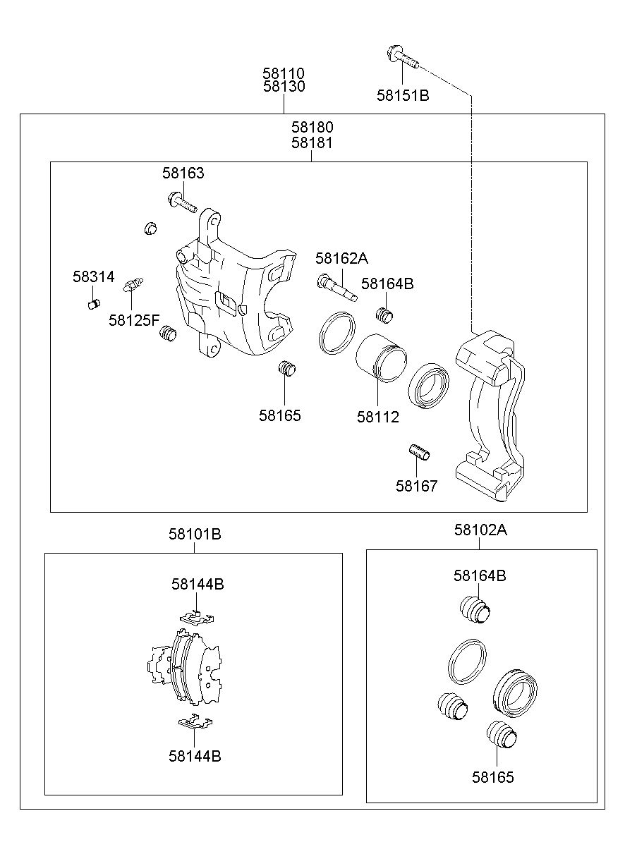 58151B