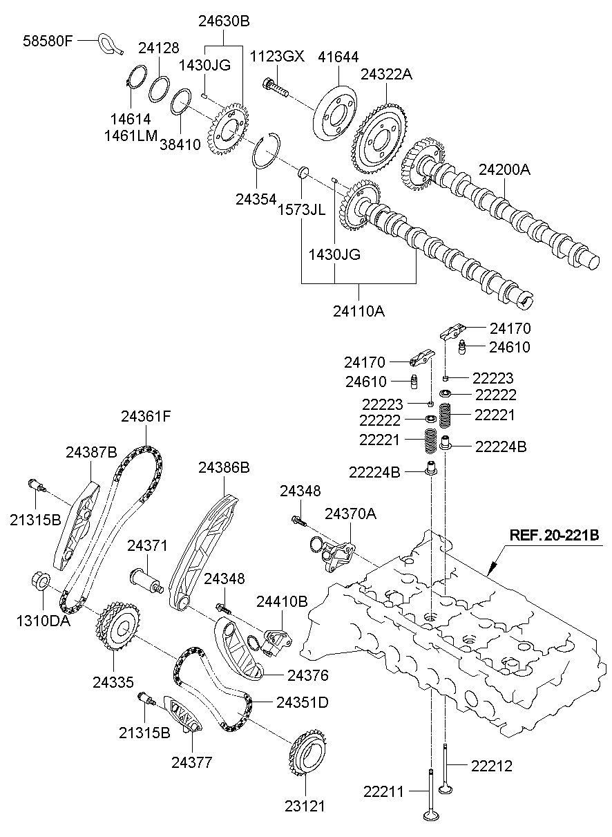 22224B