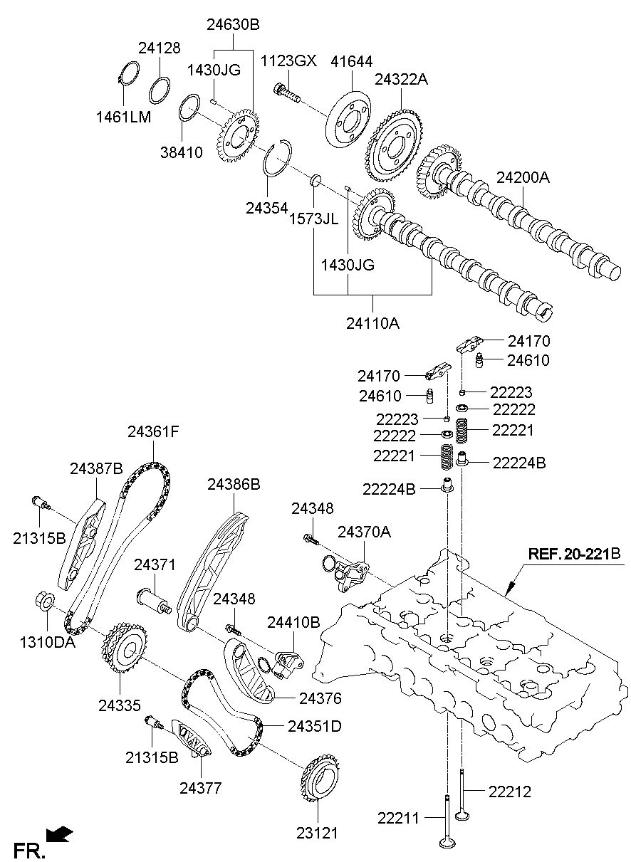 22224B