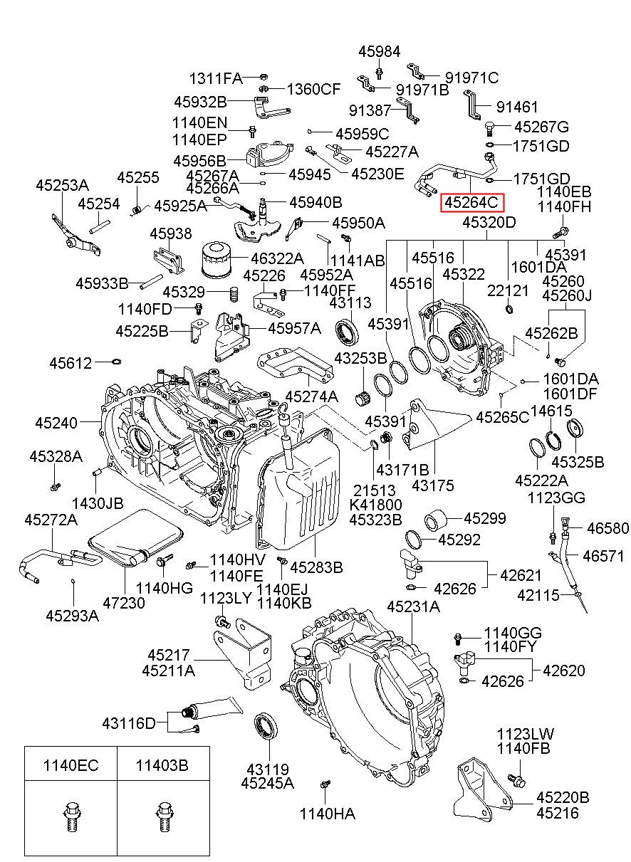 HYUNDAI (HS), EQUUS (CENTENNIAL), TUBE ASSY-FEED, 452643A510 HYUNDAI (HS), EQUUS (CENTENNIAL), TUBE ASSY-FEED, 452643A510