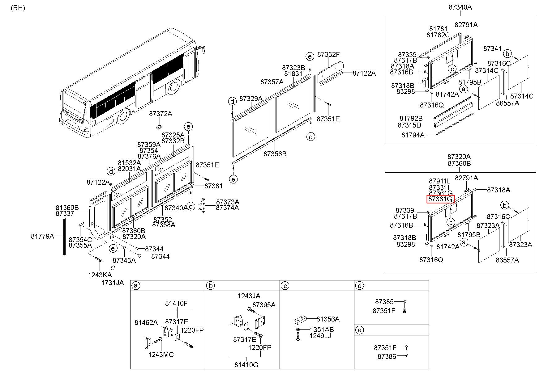 入荷now 買えない HYUNDAI (HT), (87361-6R202) ASSY-SIDE FRAME BUS, GLOBAL 置物