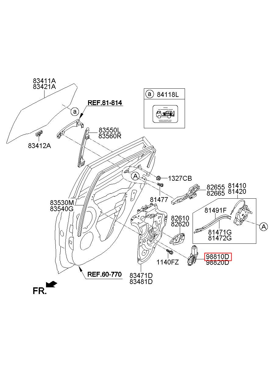 LUKBUT Passend für Hyundai Kombi Coupe 2007–2012, Auto