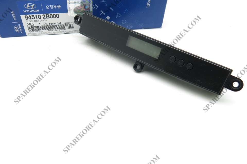 Genuine OEM 94510-2B000 CLOCK ASSY-DIGITAL 945102B000 for select HYUNDAI KIA models 