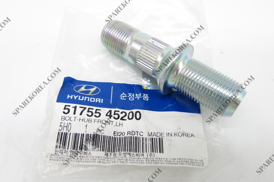 HYUNDAI (HT), MIGHTY 2, BOLT-HUB FR LH, 5175545200 (51755-45200)
